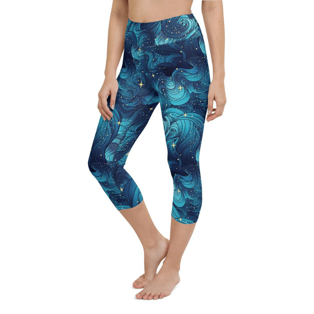 Starry Night Yoga Capris