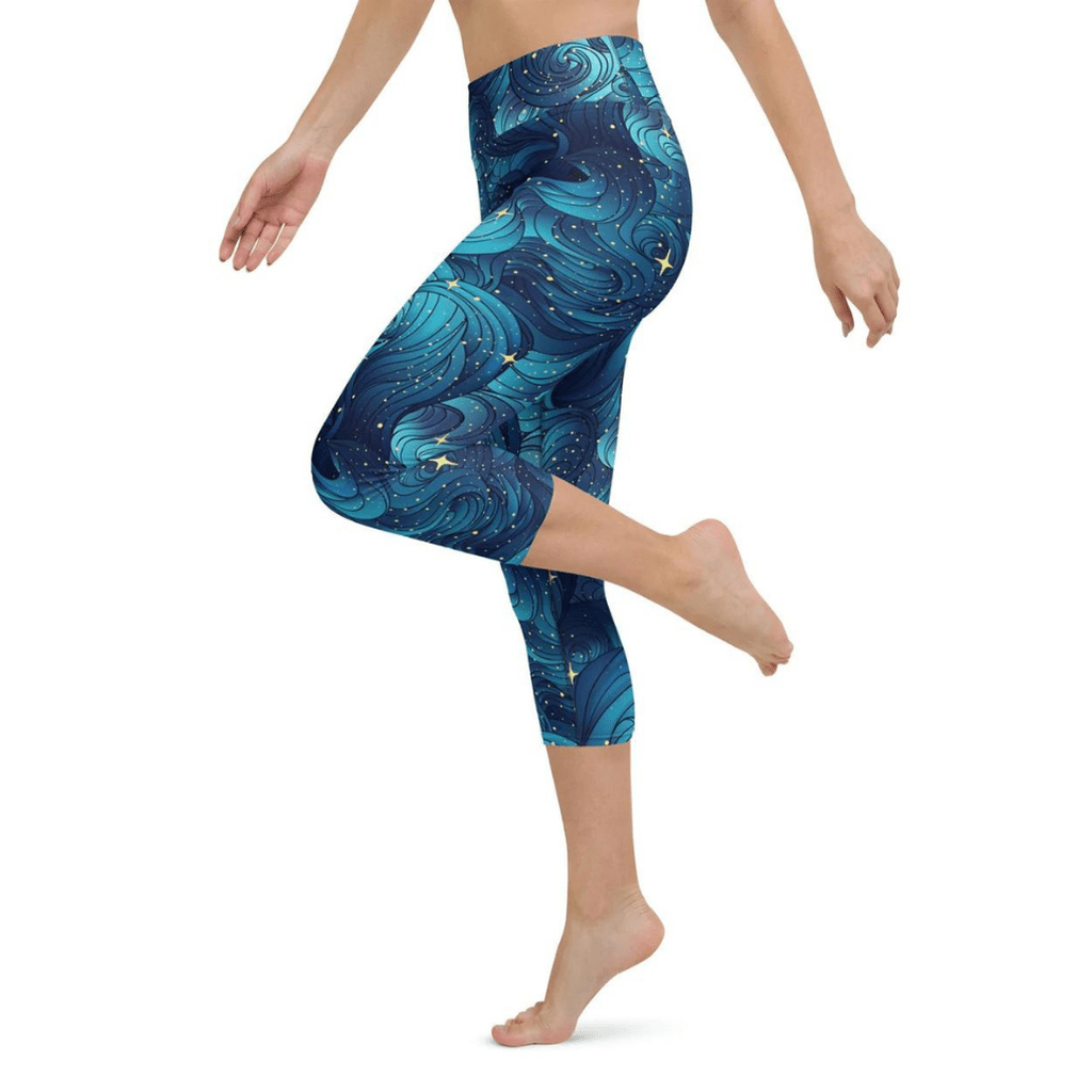 Starry Night Yoga Capris