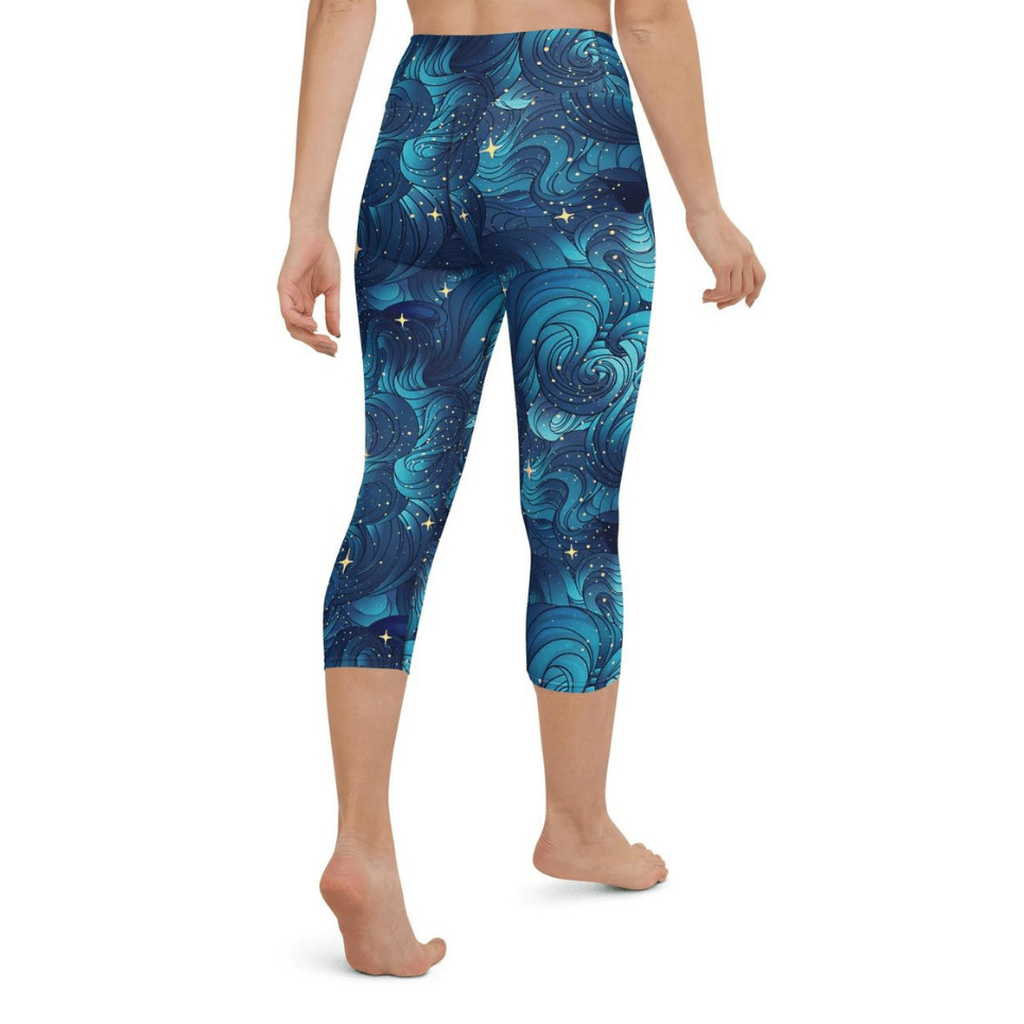 Starry Night Yoga Capris