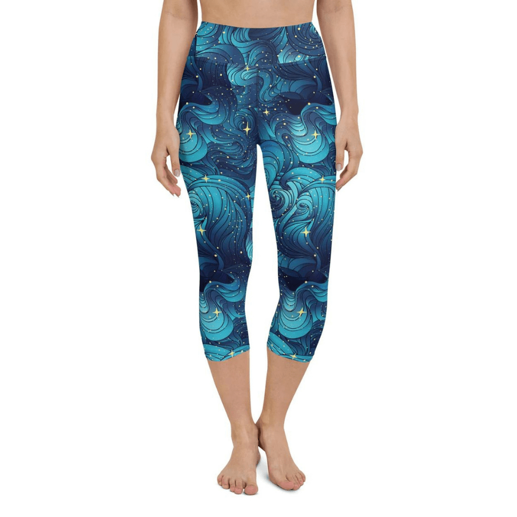 Starry Night Yoga Capris