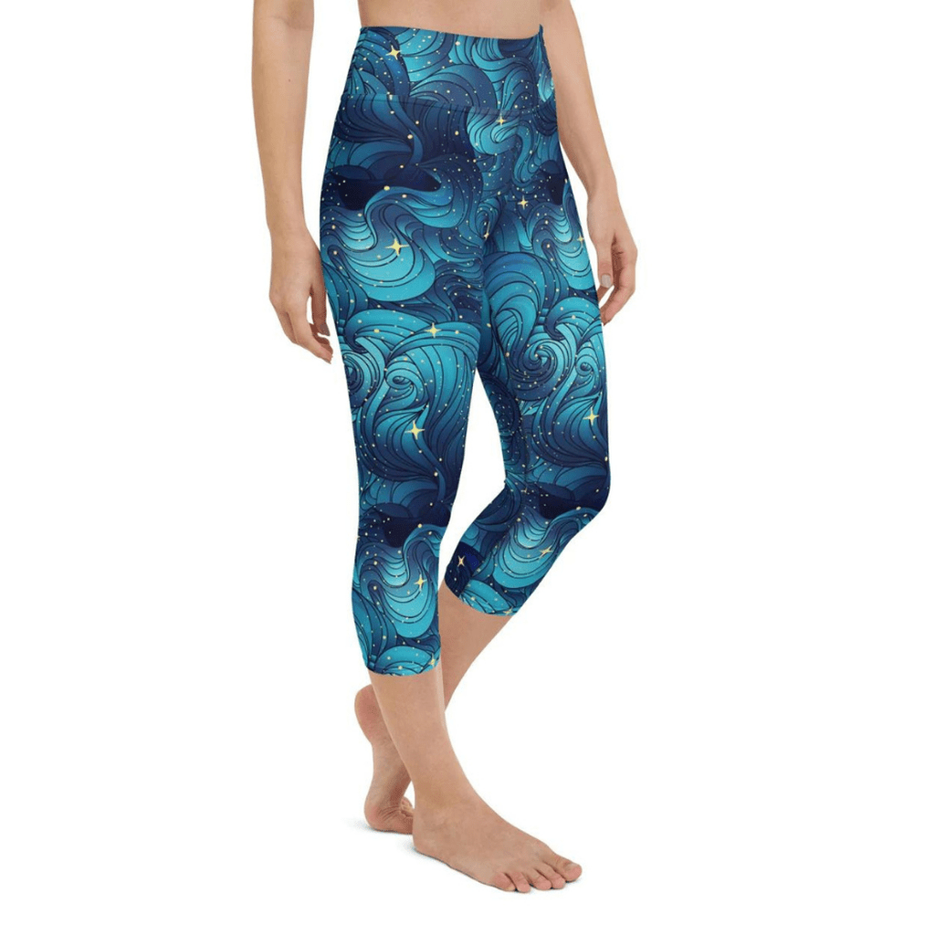 Starry Night Yoga Capris