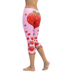 Strawberry Heart Shaped Capris