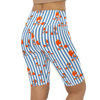 Stripes & Crabs Biker Shorts