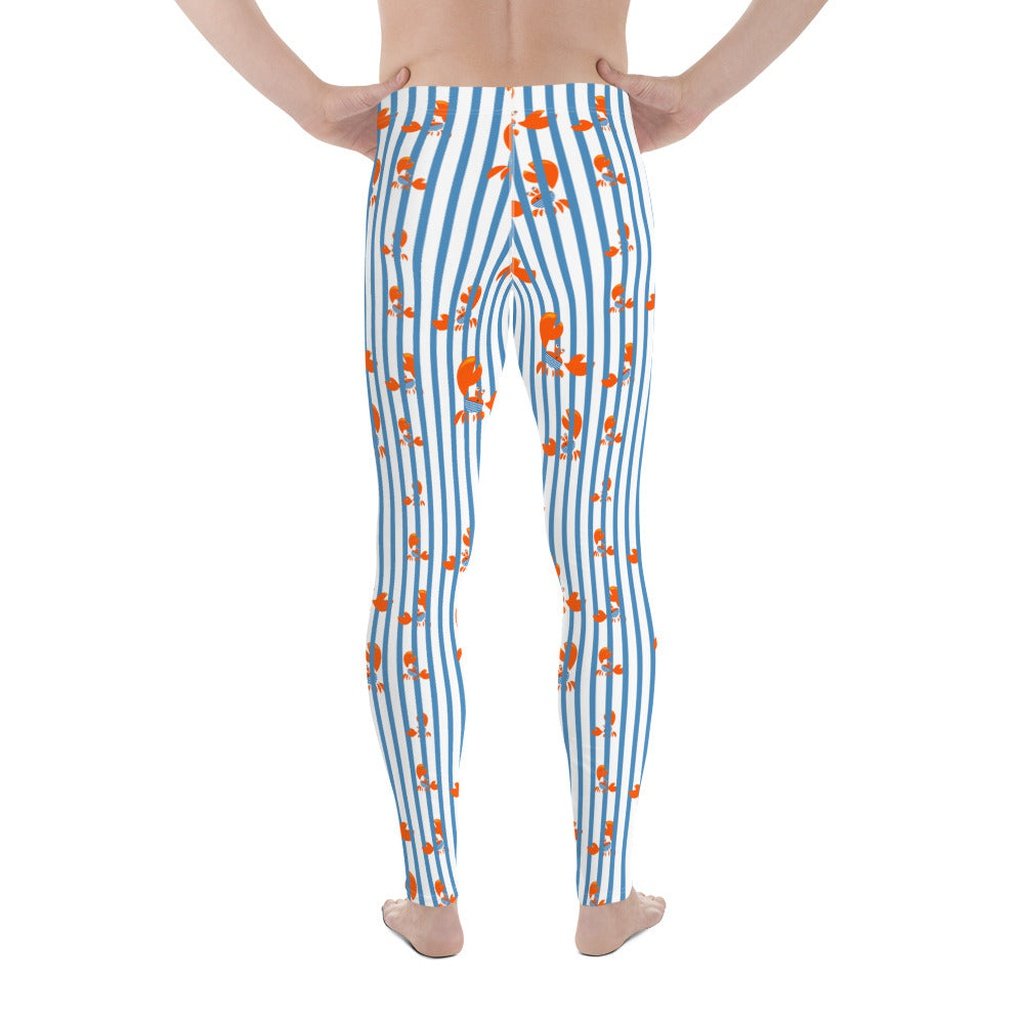 Stripes & Crabs Men's Leggings