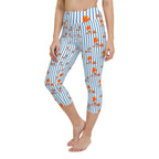 Stripes & Crabs Yoga Capris