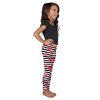 Stripes & Hearts Kid's Leggings