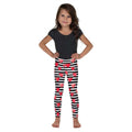 Stripes & Hearts Kid's Leggings