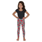 Stripes & Hearts Kid's Leggings