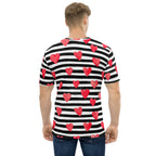 Stripes & Hearts Men's T-shirt