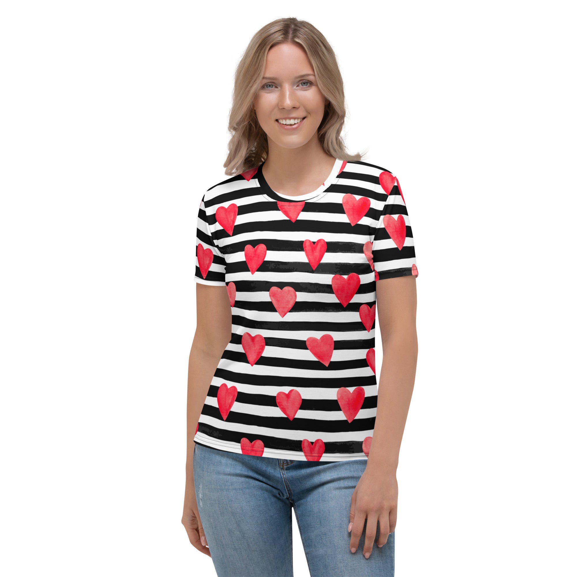 Stripes & Hearts T-shirt