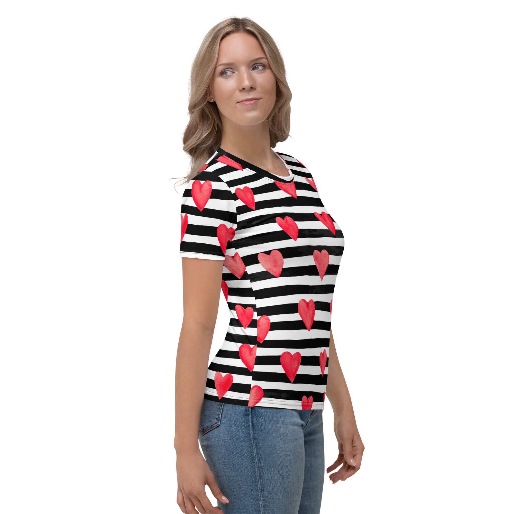 Stripes & Hearts T-shirt