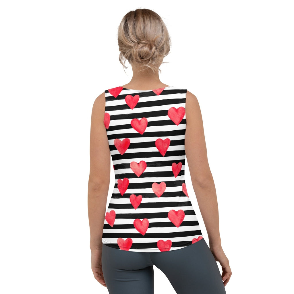 Stripes & Hearts Tank Top