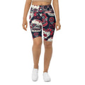 Sugar Skull Biker Shorts
