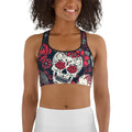 Sugar Skull Sports Bra