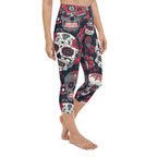 Sugar Skull Yoga Capris