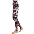 Sugar Skull Yoga Leggings