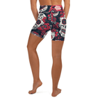 Sugar Skull Yoga Shorts