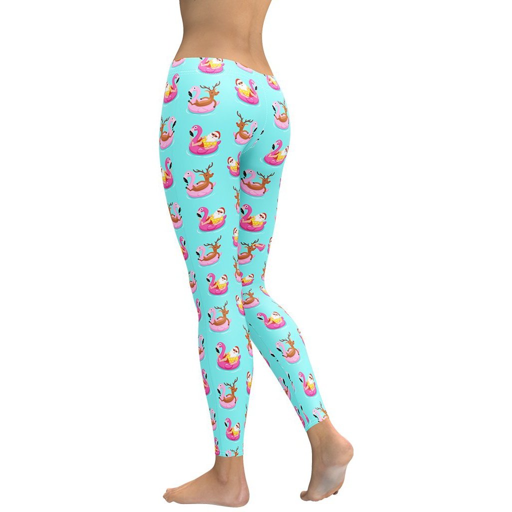 Summer Vibe Christmas Leggings