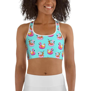 Summer Vibe Christmas Sports Bra