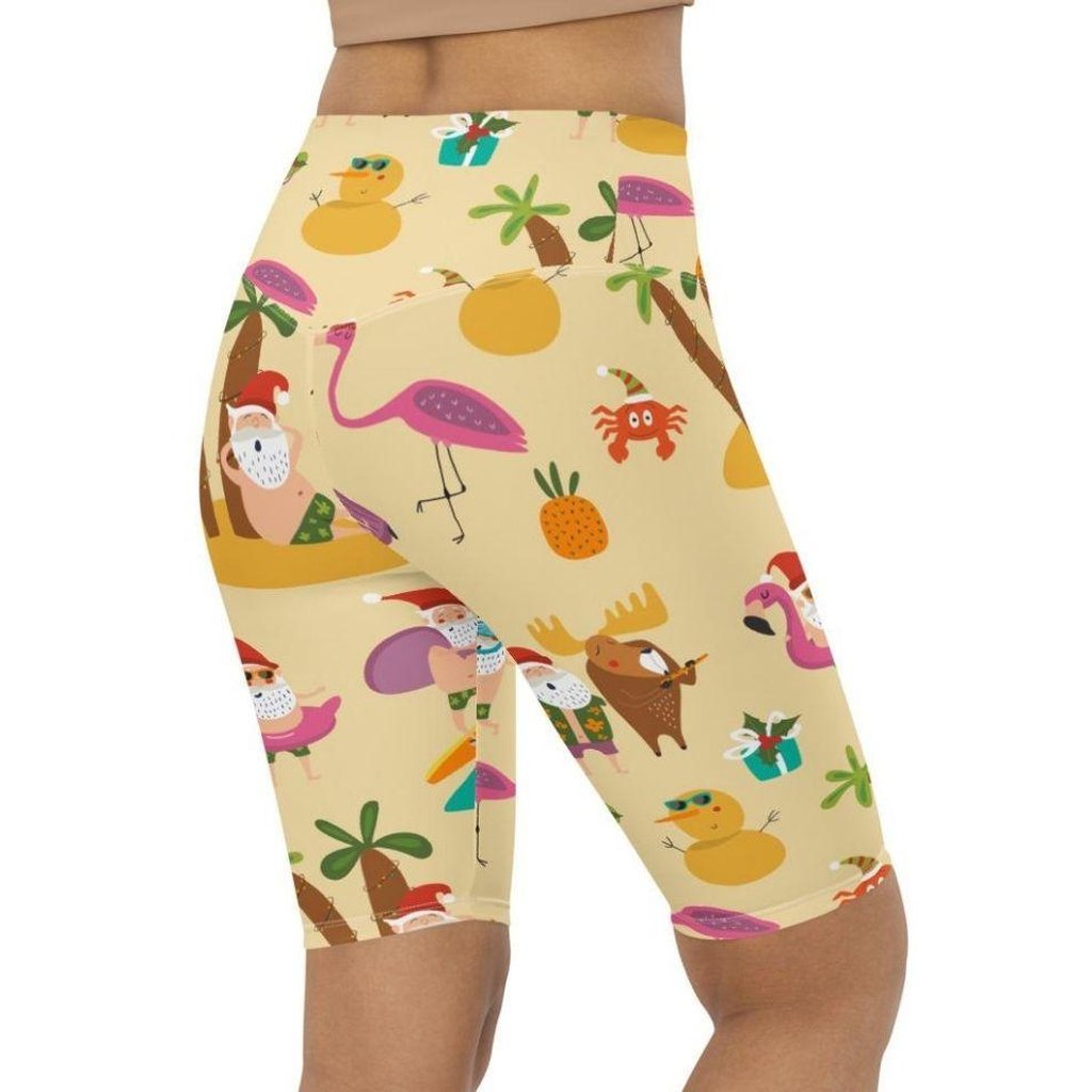 Summery Christmas Biker Shorts