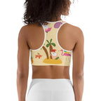 Summery Christmas Sports Bra