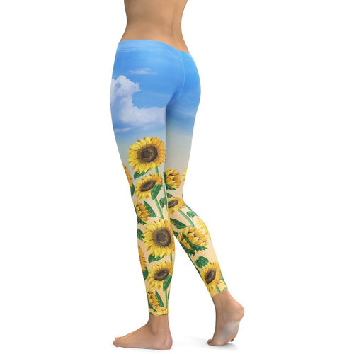 Sunflower Fields Leggings