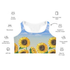 Sunflower Fields Sports Bra