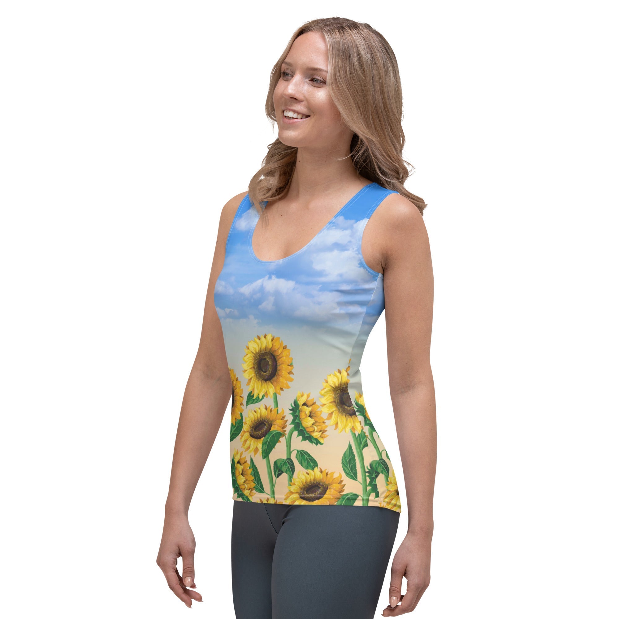 Sunflower Fields Tank Top