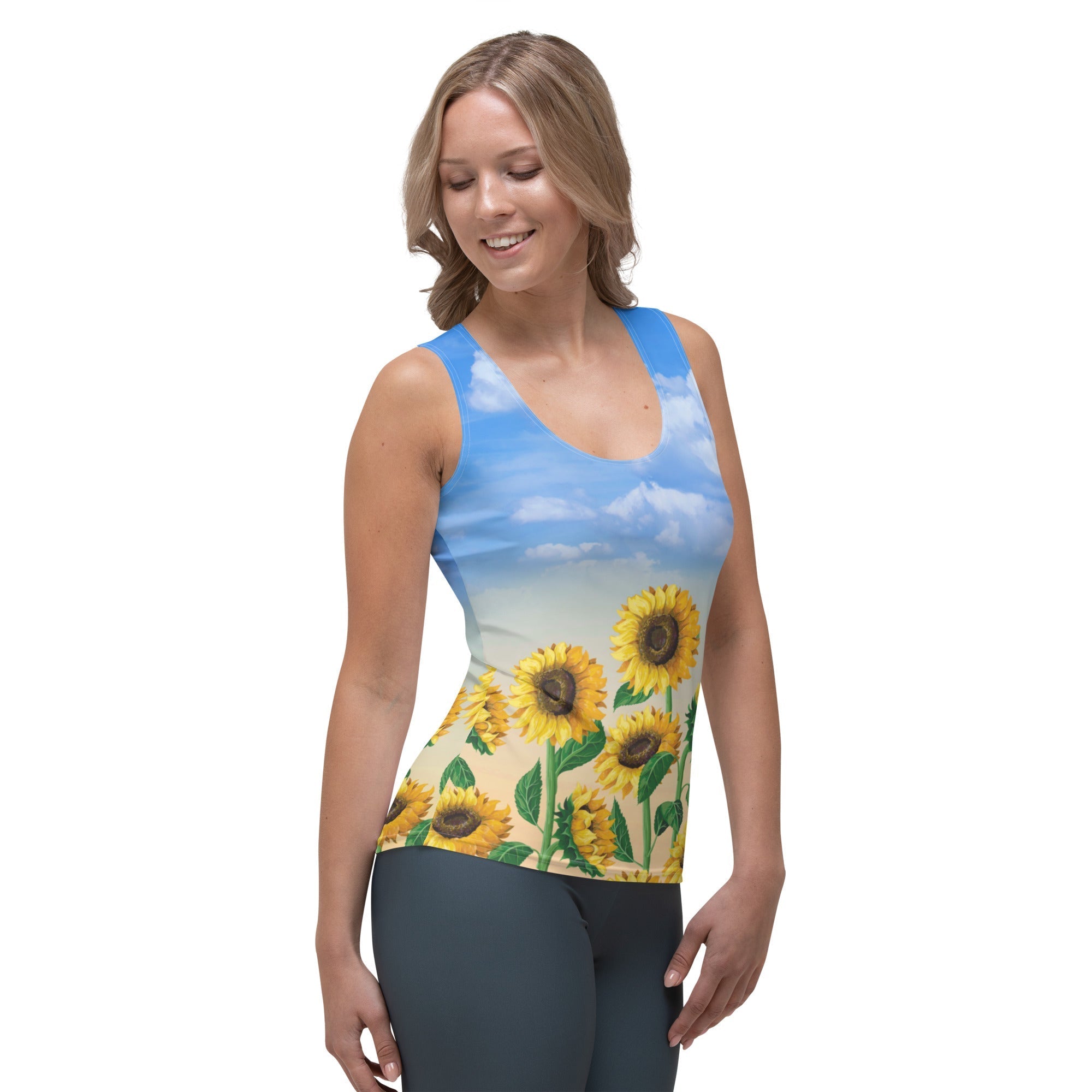 Sunflower Fields Tank Top