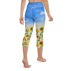 Sunflower Fields Yoga Capris