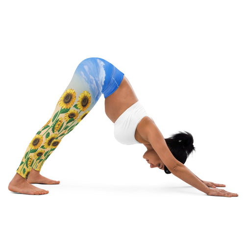 Sunflower Fields Yoga Leggings