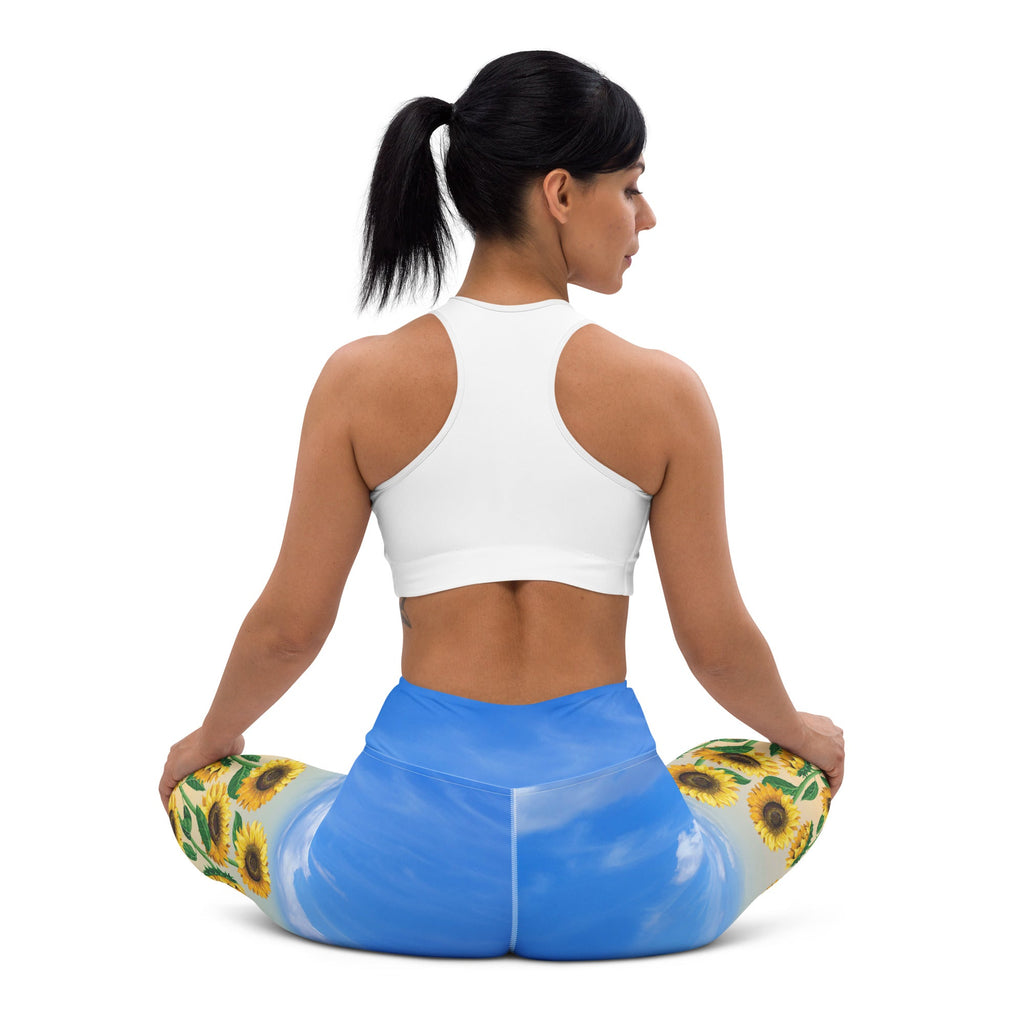 Sunflower Fields Yoga Leggings