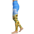 Sunflower Fields Yoga Leggings