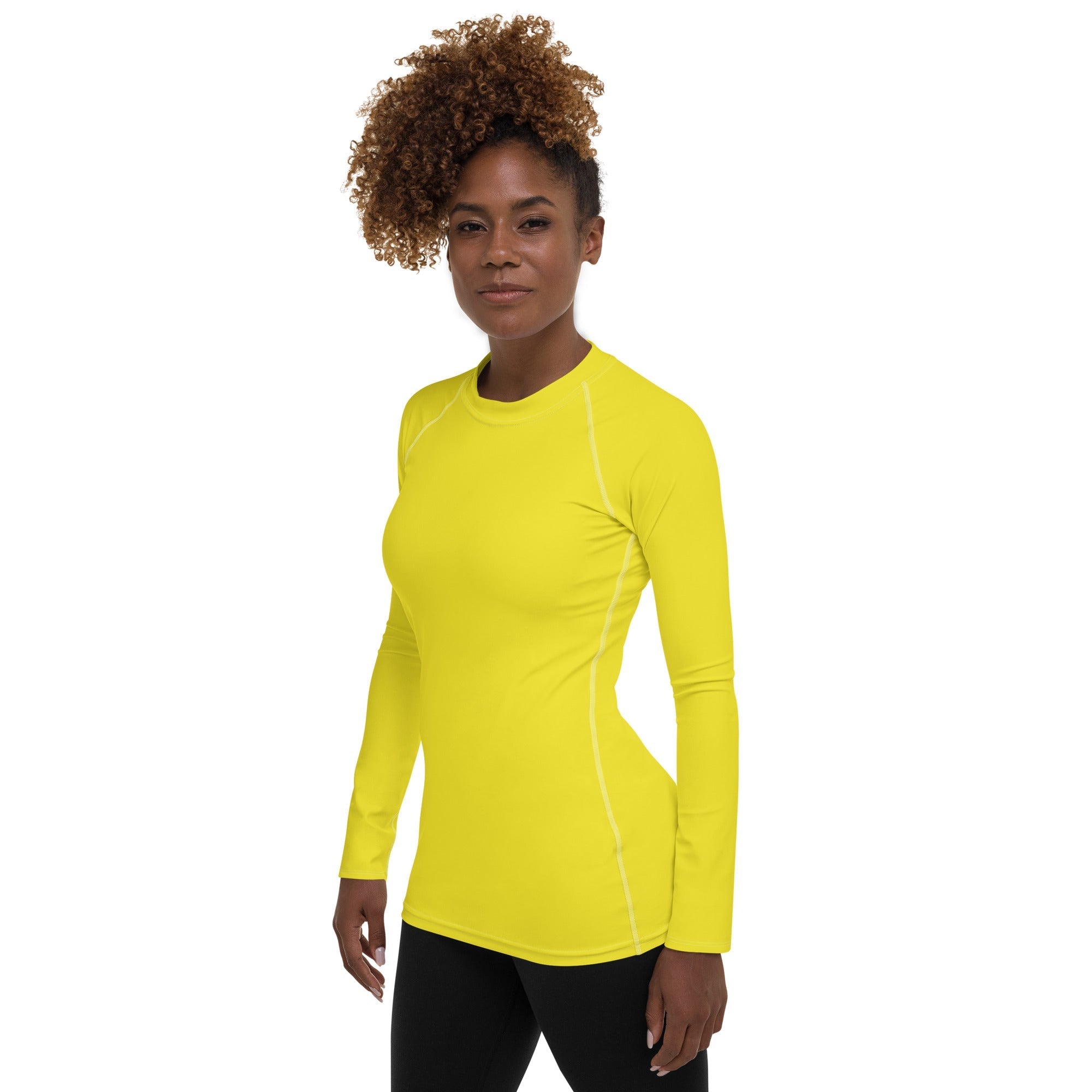 Sunshine Yellow Rash Guard