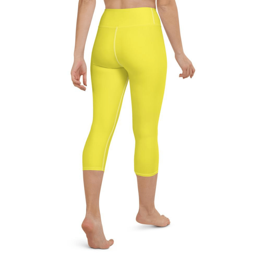 Sunshine Yellow Yoga Capris