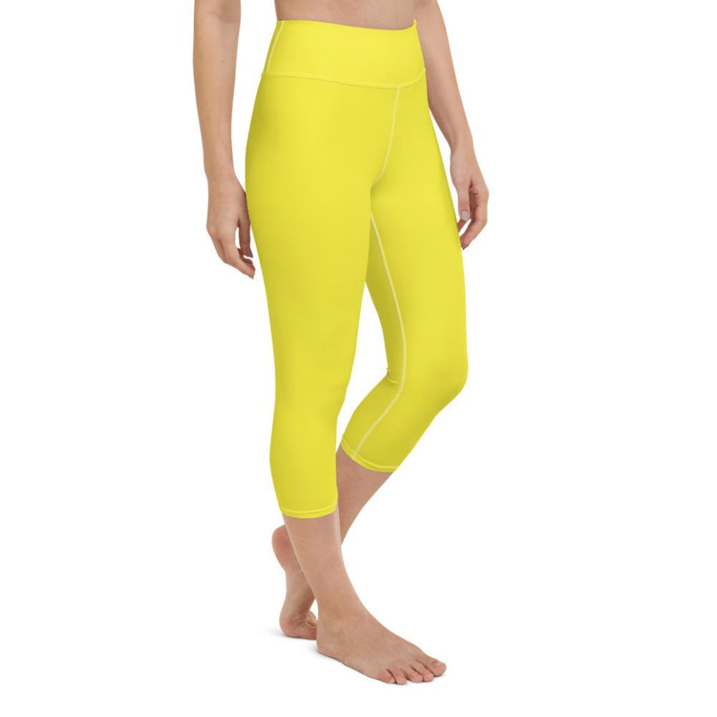 Sunshine Yellow Yoga Capris