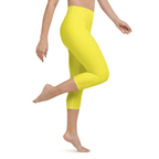 Sunshine Yellow Yoga Capris