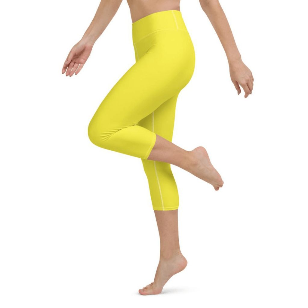 Sunshine Yellow Yoga Capris