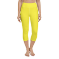 Sunshine Yellow Yoga Capris