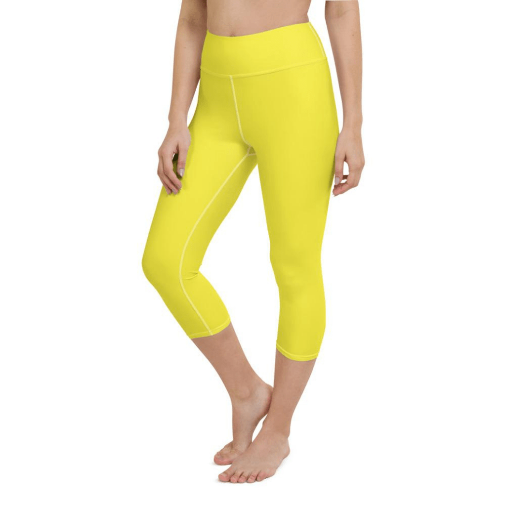 Sunshine Yellow Yoga Capris