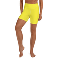 Sunshine Yellow Yoga Shorts