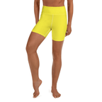 Sunshine Yellow Yoga Shorts