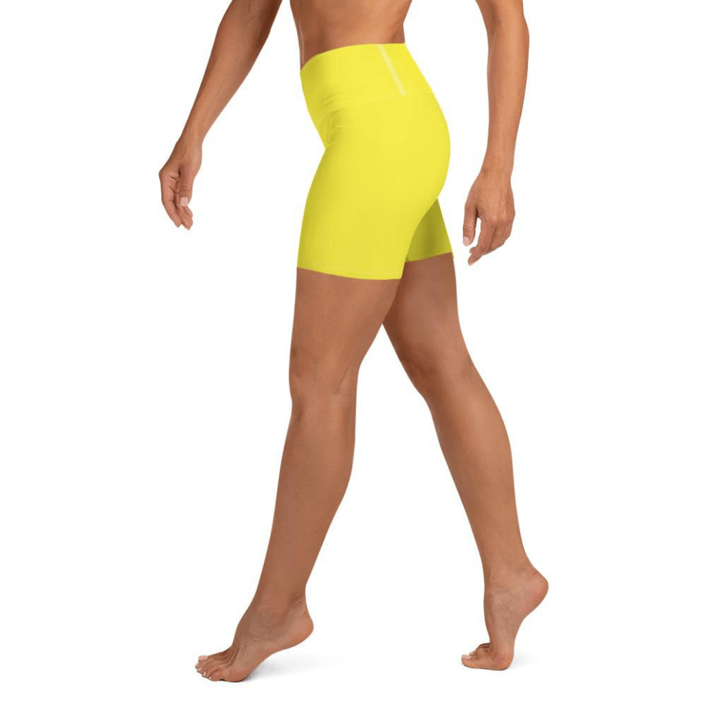 Sunshine Yellow Yoga Shorts
