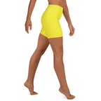 Sunshine Yellow Yoga Shorts