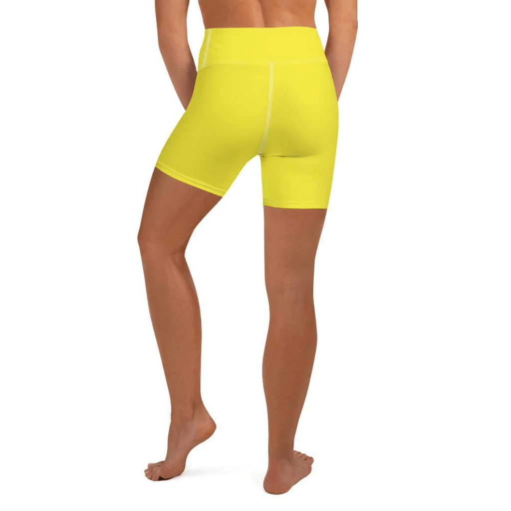 Sunshine Yellow Yoga Shorts