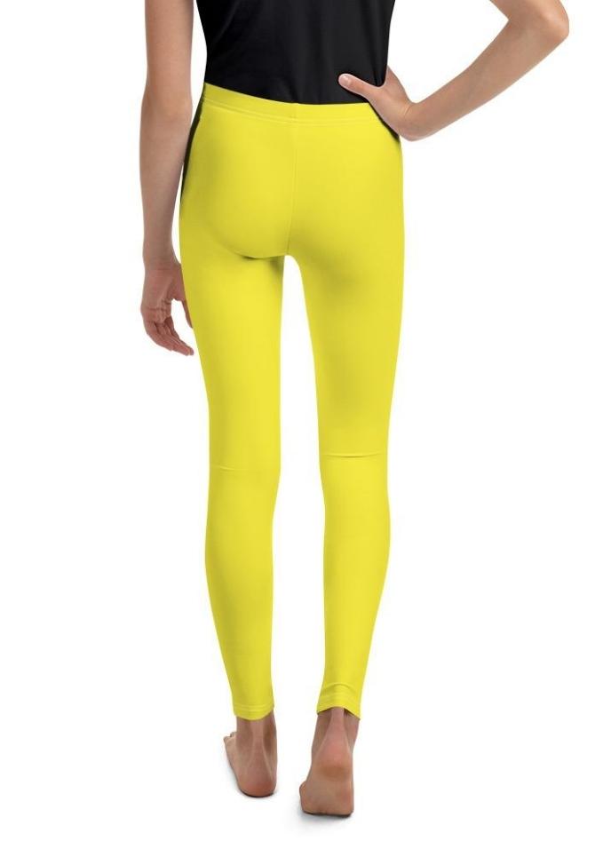 Sunshine Yellow Youth Leggings