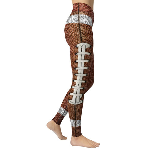 Super Bowl Yoga Leggings