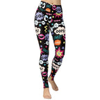 Super Cool Pop Art Yoga Leggings