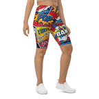 Superhero Comics Biker Shorts