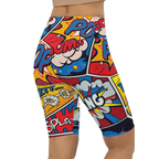 Superhero Comics Biker Shorts